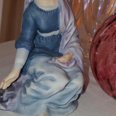 Cranberry Glass Votives (or vases) And more