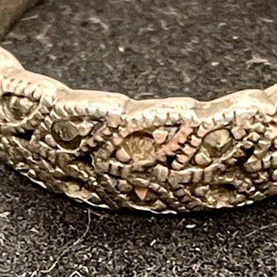 Vintage Sterling Silver Ring Size 6