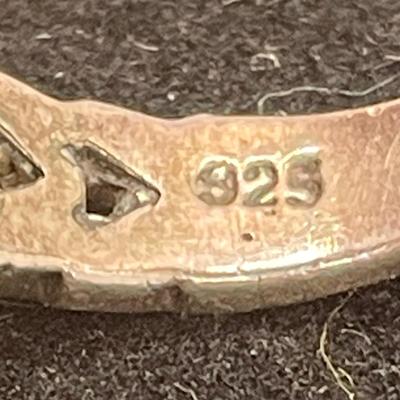Vintage Sterling Silver Ring Size 6