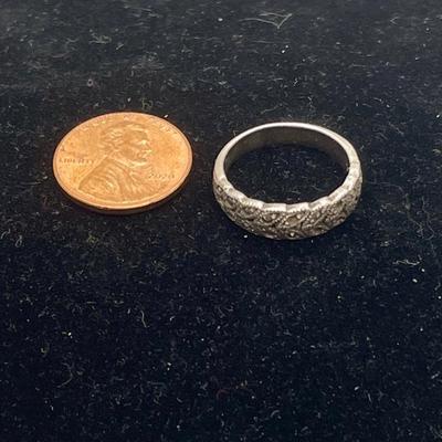 Vintage Sterling Silver Ring Size 6