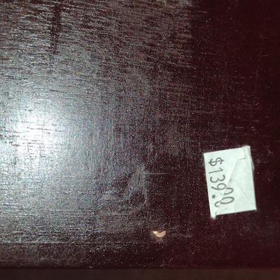 Faux Wood Serving Tray- Approx 24" x 15" x 2" Deep