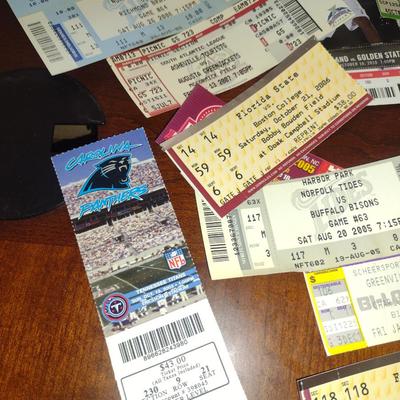 Collection of Event/Concert Stubs