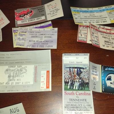 Collection of Event/Concert Stubs