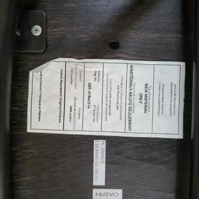 Nuevo Giada Black Leather Dining Or Lobby Chair $250+ Value (#3)