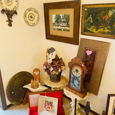 Lot 1: Cabinet, Collectibles & More