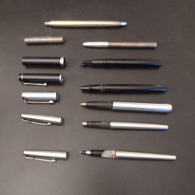 Collection of Ink and Fountain Pens- Assorted Makers