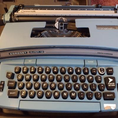 Smith Corona Coronet Super 12 Coronamatic Electric Portable Typewriter