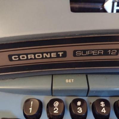 Smith Corona Coronet Super 12 Coronamatic Electric Portable Typewriter