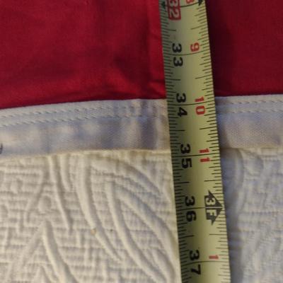 Annin Defiance 100% Cotton Bunting Confederate Flag- Approx 35" x 22 1/4"