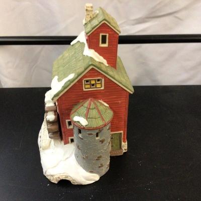 Dept 56 Snow Village J Young Granary 1989