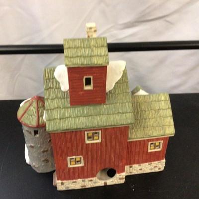 Dept 56 Snow Village J Young Granary 1989