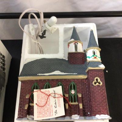 Dept 56 Snow Village St Luke’s Church 1996