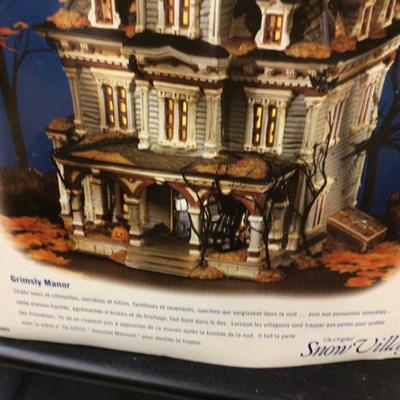 Dept 56 Snow Village Grimsly Manor