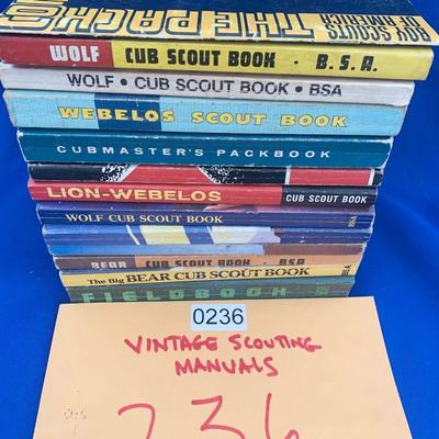Vintage Scouting Books / Manuals Lot Webelos Cub Wolf Bear Scouts