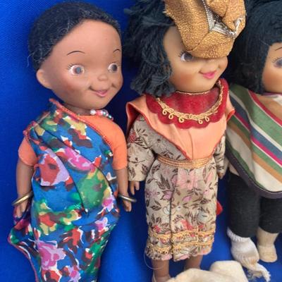 Vintage Dolls Lot - Most Rubber - Campbell Soup & More