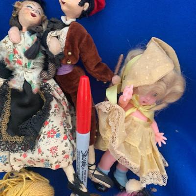 Vintage Dolls Lot - Most Rubber - Campbell Soup & More