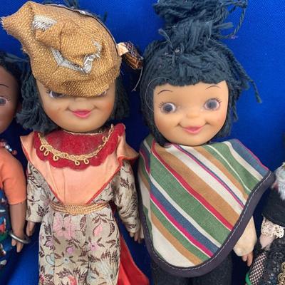 Vintage Dolls Lot - Most Rubber - Campbell Soup & More