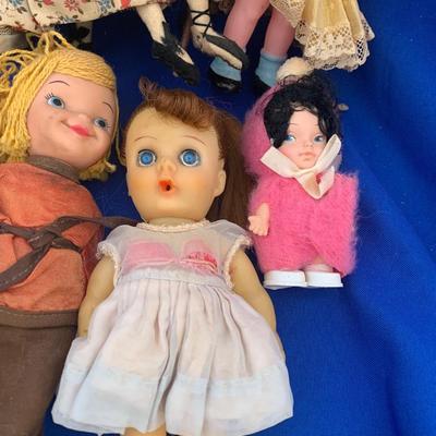 Vintage Dolls Lot - Most Rubber - Campbell Soup & More
