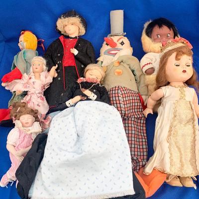 Vintage Dolls Lot - Some Hand Crafted