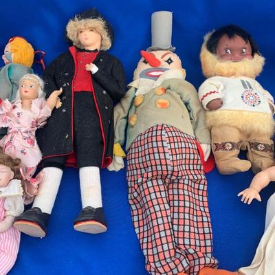 Vintage Dolls Lot - Some Hand Crafted