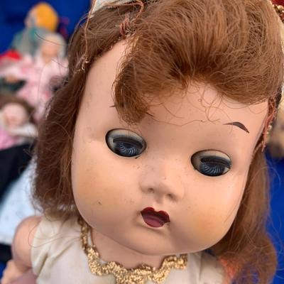 Vintage Dolls Lot - Some Hand Crafted