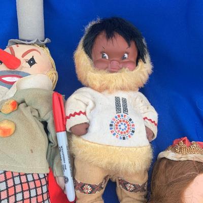 Vintage Dolls Lot - Some Hand Crafted