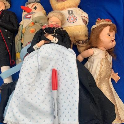 Vintage Dolls Lot - Some Hand Crafted