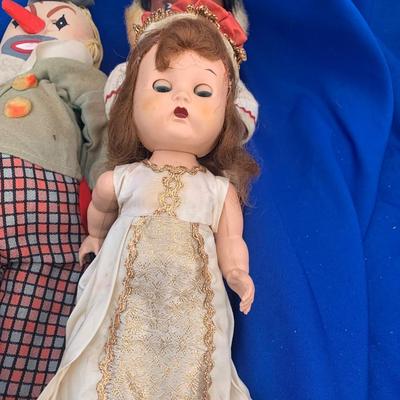 Vintage Dolls Lot - Some Hand Crafted