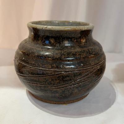 Signed Stoneware Pottery - Perez & More (K-RG)