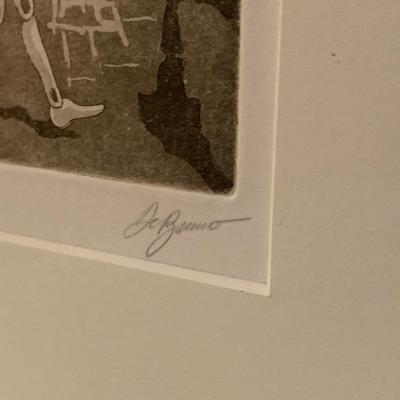 Pencil Signed & Numbered Pinocchio Themed Print (B3-HS)
