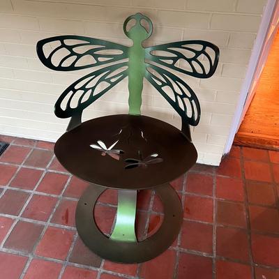 Cricket Forge Metal Dragonfly Chair (SR-RG)