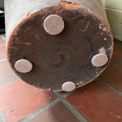 Large Floor Vase with Elephant Heads in a Vintage Terracotta Finish Plus More (SR-RG)