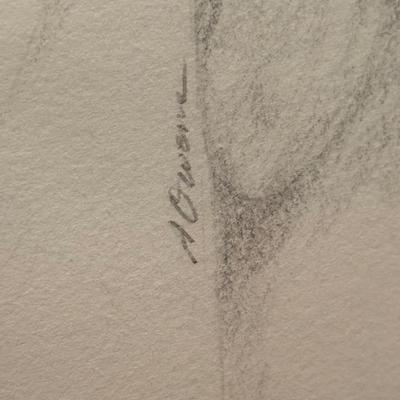 Two Pencil Signed Framed Drawings (B3-MG)