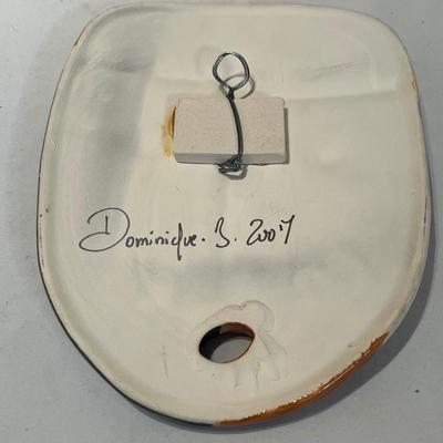 Dominique Blanchard Ceramic Colorful Modern Mask (BP-RG)