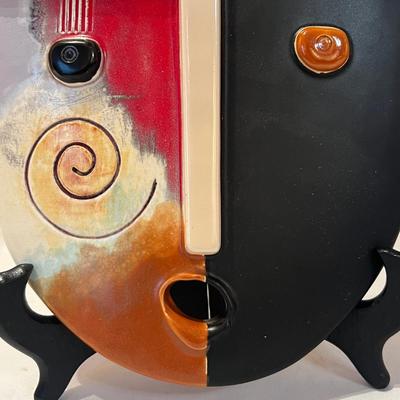 Dominique Blanchard Ceramic Colorful Modern Mask (BP-RG)