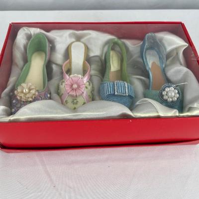 5” miniature shoes ornament collection