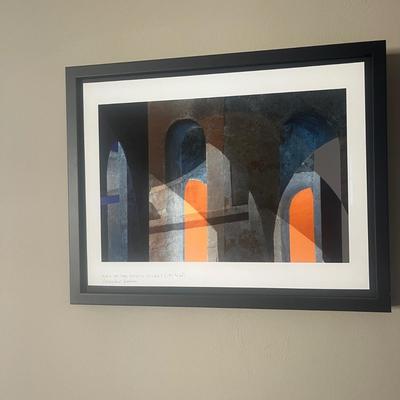“Arc of the Doves Flight” Framed Print by Douglas Kuhn (B2-MG)