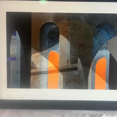 “Arc of the Doves Flight” Framed Print by Douglas Kuhn (B2-MG)
