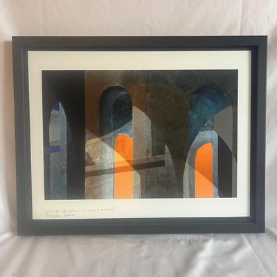 “Arc of the Doves Flight” Framed Print by Douglas Kuhn (B2-MG)