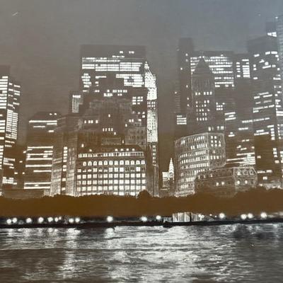 Signed and Numbered Black & White Cityscape Print (SW-MK)
