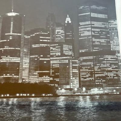 Signed and Numbered Black & White Cityscape Print (SW-MK)