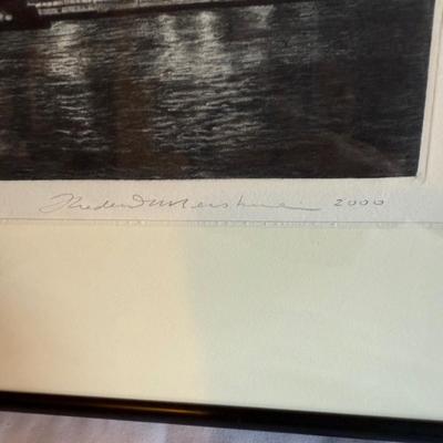 Signed and Numbered Black & White Cityscape Print (SW-MK)