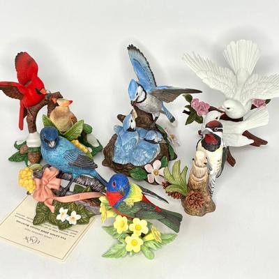 Lot of 6 Lenox Bird Statues