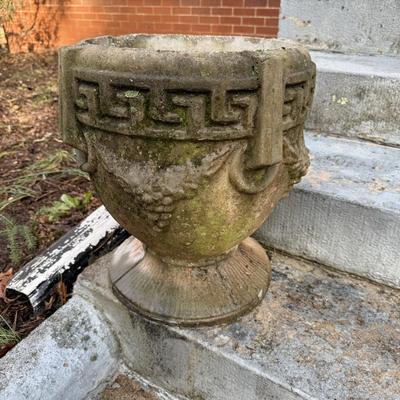 Two Concrete Planters (FY-MK)