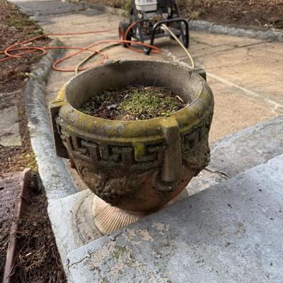 Two Concrete Planters (FY-MK)