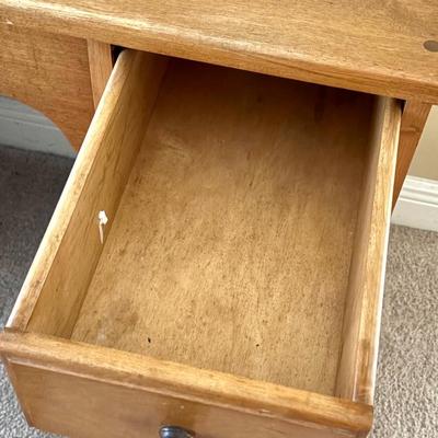 Vintage Wooden Desk and Chair