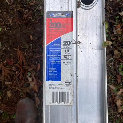Werner 20’ Extension Ladder (G-MG)