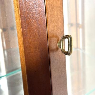 Vintage Lighted Curio Cabinet