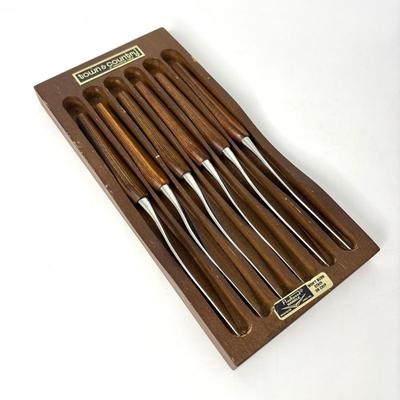 MCM Town & Country by Washington Forge Wood Handle Steak Knife Set