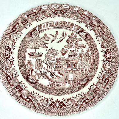 Royal Wessex Collection Willow Rose Red Service for 7